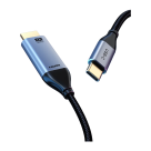 Кабель-адаптер с оплёткой CABLETIME USB-C — HDMI 2.0 (1 м) - фото 4